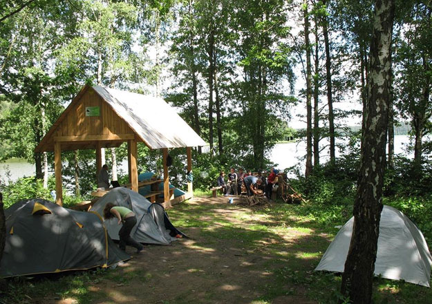 Туристические стоянки в ГПУ ОЗЕРА